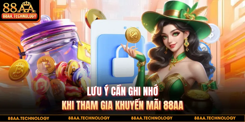 Lưu ý cần ghi nhớ khi tham gia khuyến mãi 88AA